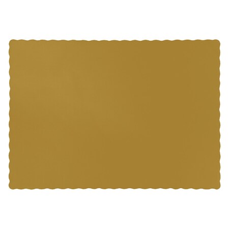 Glittering Gold Placemats, 13x9.5, 600PK